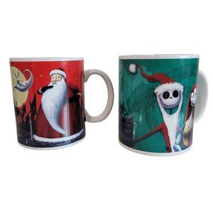 Disney The Nightmare Before Christmas Jack Skellington And Sally Coffee Mug 12oz